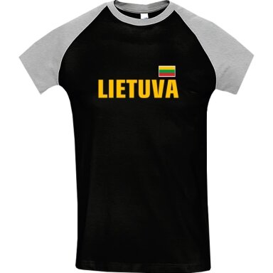 Dvispalviai Marškinėliai Lietuva (Vytis Ant Nugaros)