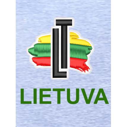 Hoodie With Zipper Lithuania 1