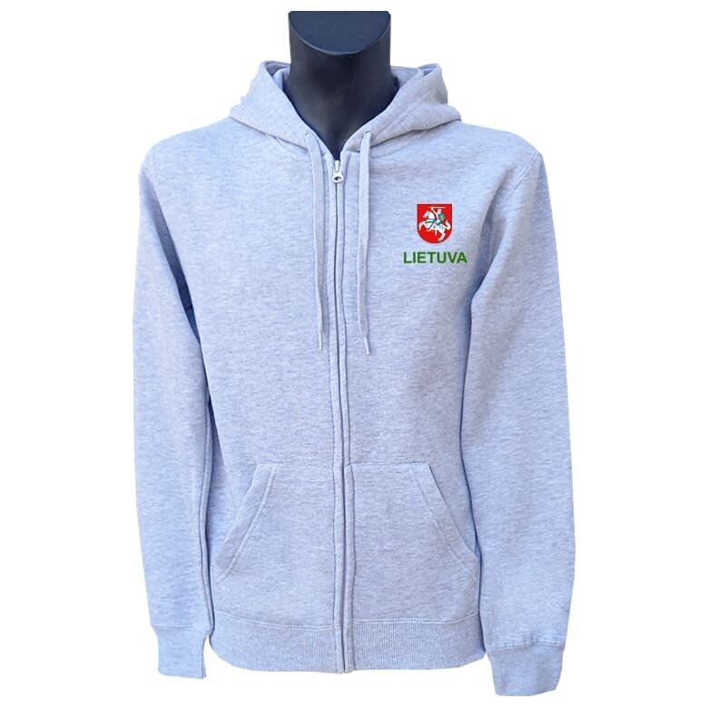 Hoodie With Zipper Lithuania Vytis
