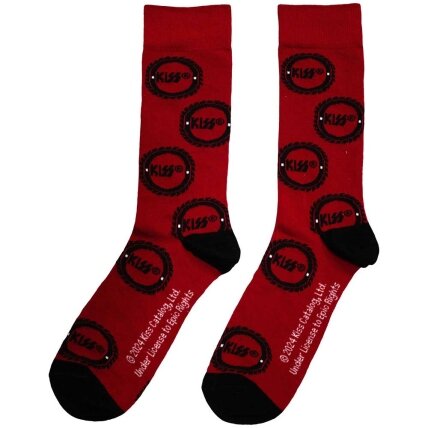 Socks Kiss Buzzsaw Logo Pattern 1 Socks Kiss Buzzsaw Logo Pattern 1