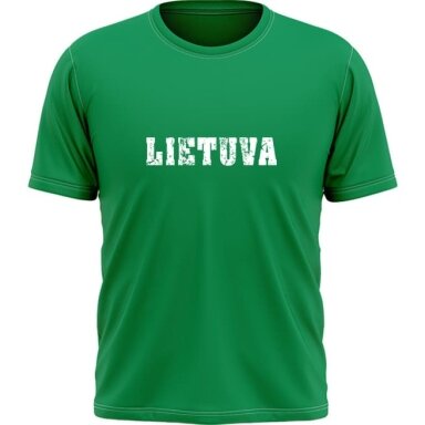 Lietuva Marškinėliai (vėliavėlė ant nugaros)