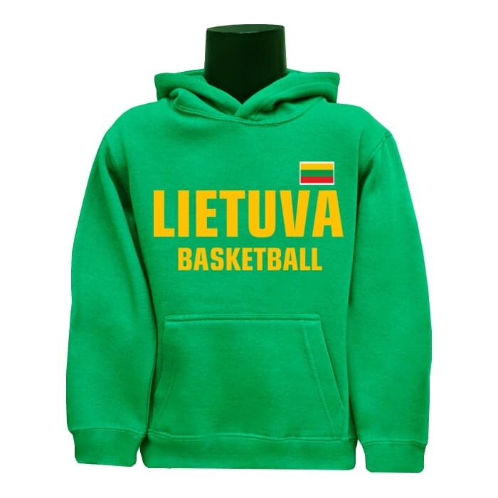 Lithuania Basketball Kids Hoodie