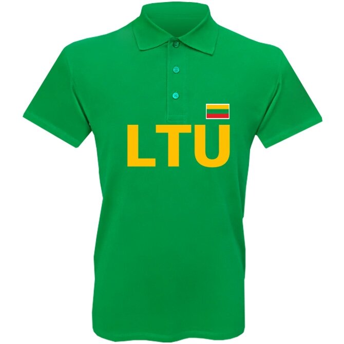 LTU Krepšinis Polo Marškinėliai (Vytis ant nugaros) LTU Krepšinis Polo Marškinėliai (Vytis ant nugaros)