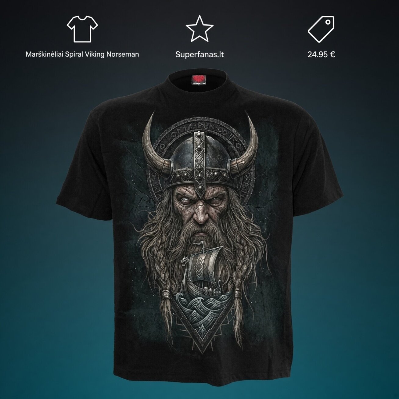 Marškinėliai Spiral Viking Norseman 2