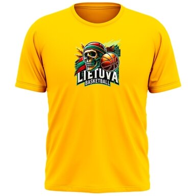 T-Shirt Lithuania Basketball Skulls