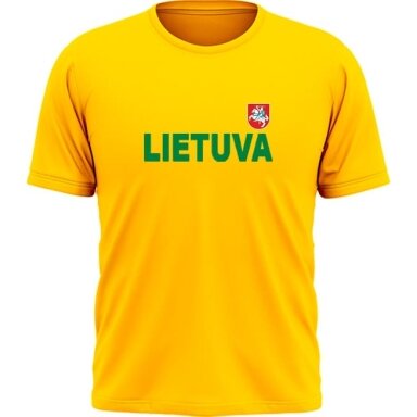 Marškinėliai Lietuva Su Vėliavėle Ant Nugaros