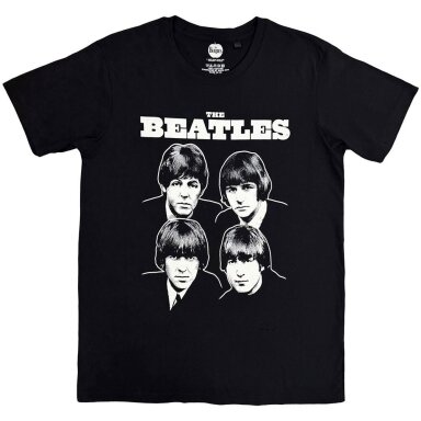 Marškinėliai The Beatles Black & White Band