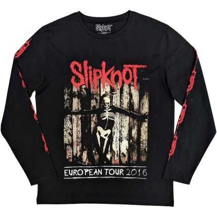 Pikkade varrukatega T-särk Slipknot Skeleton Flag 1 Pikkade varrukatega T-särk Slipknot Skeleton Flag 1