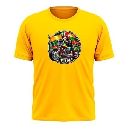 Kid's T-Shirt Lithuania Biker (4 colours) 2 Kid's T-Shirt Lithuania Biker (4 colours) 2