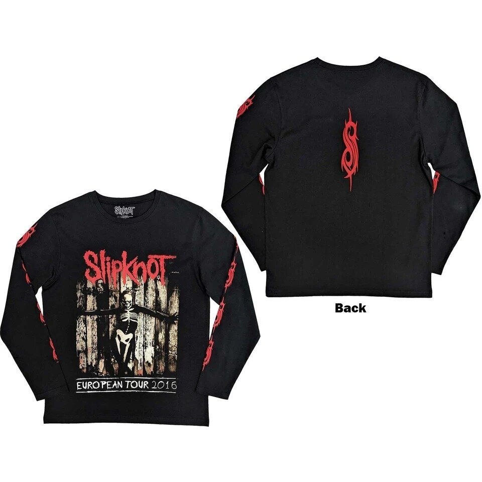 Pikkade varrukatega T-särk Slipknot Skeleton Flag