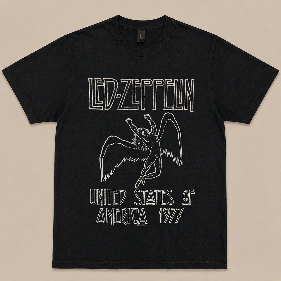 T-särk Led Zeppelin USA '77 T-särk Led Zeppelin USA '77