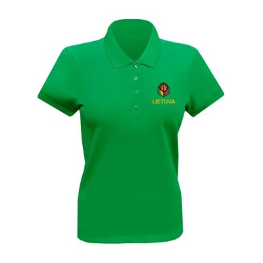 Ladies Polo Shirt Lithuania Basketball