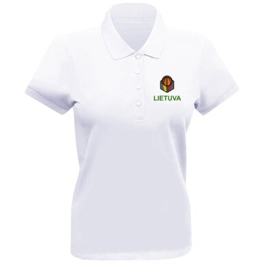 Ladies Polo Shirt Lithuania Basketball