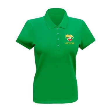 Moteriški Polo Marškinėliai Lietuvos Kontūras