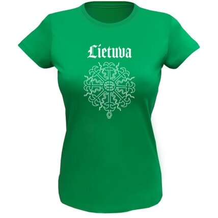 Ladies T-Shirt Old Balts Cross Of Sun Ladies T-Shirt Old Balts Cross Of Sun