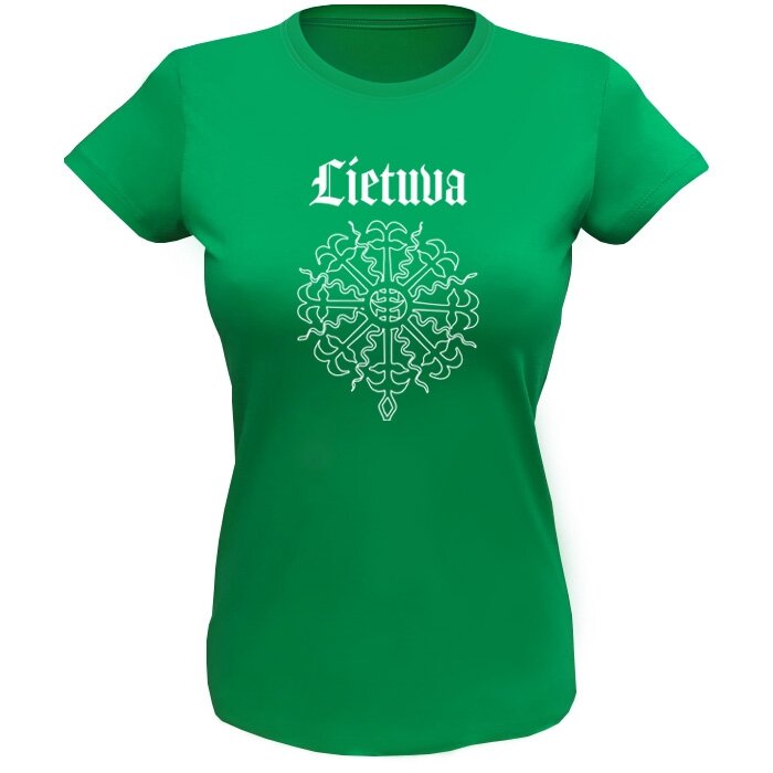 Ladies T-Shirt Old Balts Cross Of Sun Ladies T-Shirt Old Balts Cross Of Sun