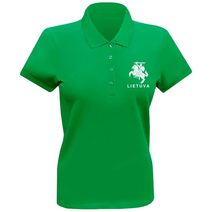Moteriški Polo Marškinėliai Vytis Ant Krūtinės Moteriški Polo Marškinėliai Vytis Ant Krūtinės