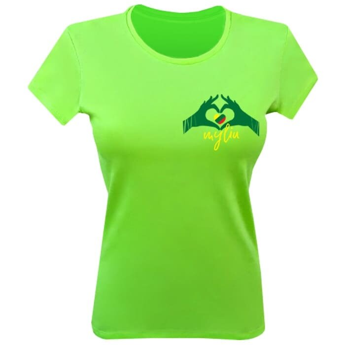 Ladies T-Shirt I Love Lithuania Ladies T-Shirt I Love Lithuania