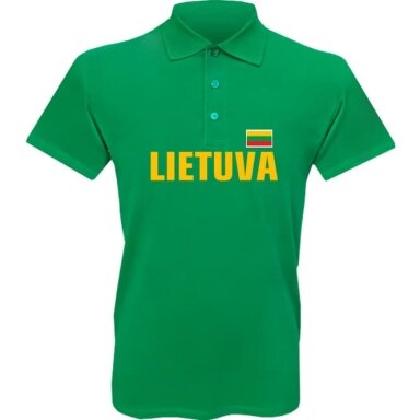 Polo Marškinėliai Lietuva Su Vyčiu Ant Nugaros