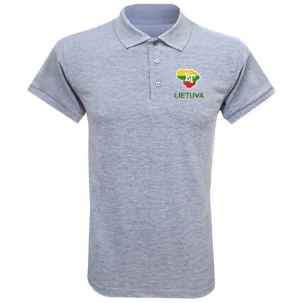 Polo Shirt Lithuania Contour