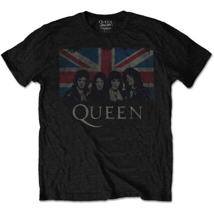 T-Shirt Queen Vintage Union Jack T-Shirt Queen Vintage Union Jack