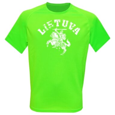 Sportiniai Marškinėliai Lietuva Vytis (Neon Green)