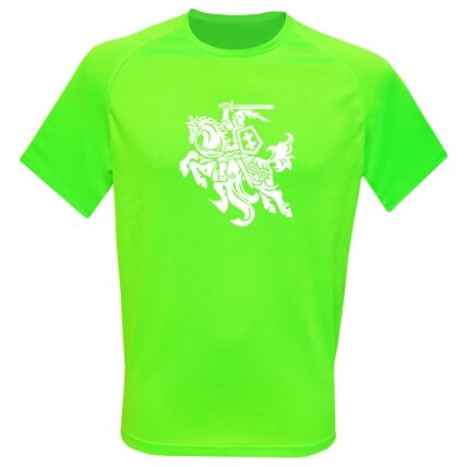 Sportiniai Marškinėliai Stilizuotas Vytis (Neon Green) Sportiniai Marškinėliai Stilizuotas Vytis (Neon Green)