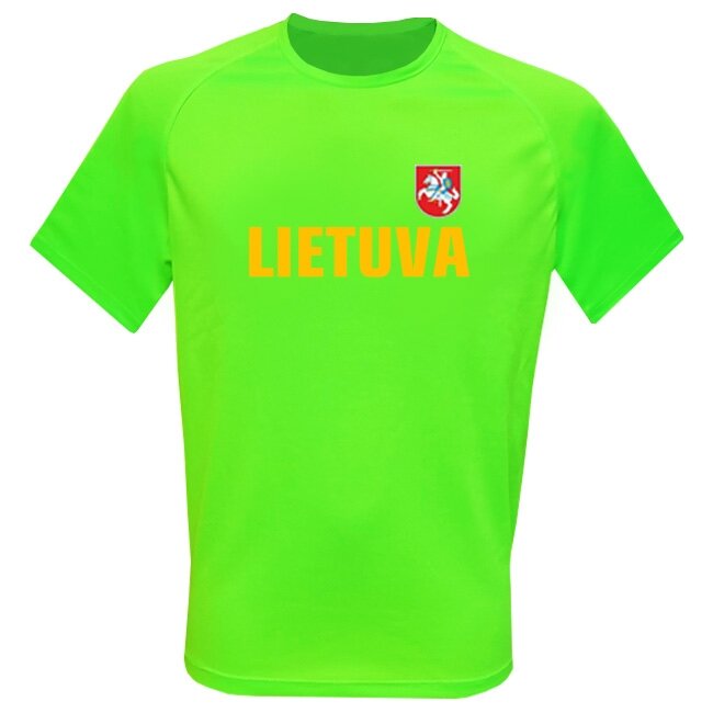 Sportiniai Marškinėliai Lietuva (Su Vėliavėle Ant Nugaros) Sportiniai Marškinėliai Lietuva (Su Vėliavėle Ant Nugaros)