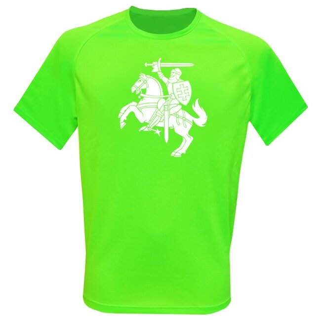 Sportiniai Marškinėliai Naujasis Vytis (Neon Green) Sportiniai Marškinėliai Naujasis Vytis (Neon Green)