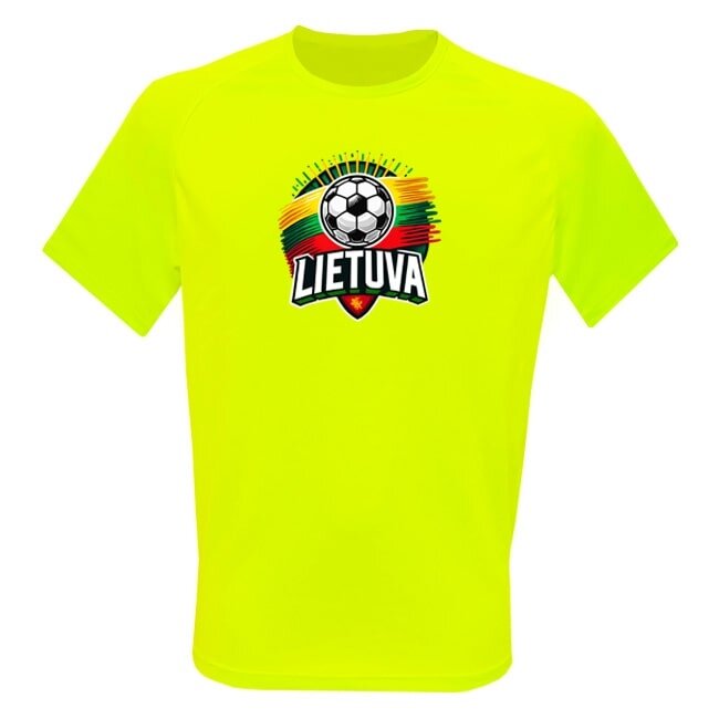 Sporty junior t-shirt Football Lithuania Sporty junior t-shirt Football Lithuania