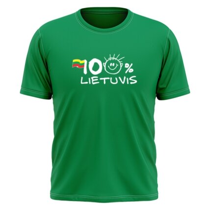 Junior T-Shirt 100 Percent Lithuanian Junior T-Shirt 100 Percent Lithuanian