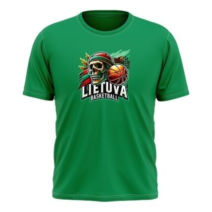Vaikiški Marškinėliai Lietuva Basketball Skulls (3 spalvos) 1 Vaikiški Marškinėliai Lietuva Basketball Skulls (3 spalvos) 1