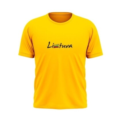 Kid's T-shirt Lithuania With Vytis On The Back