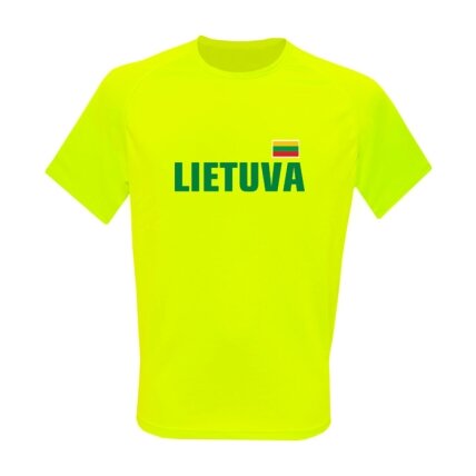 Vaikiški Sportiniai Marškinėliai Lietuva (Vytis Ant Nugaros) Vaikiški Sportiniai Marškinėliai Lietuva (Vytis Ant Nugaros)