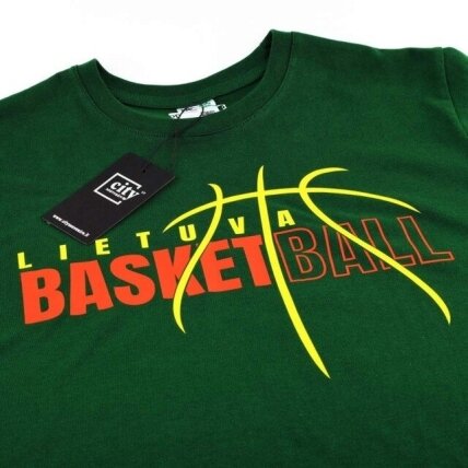 Green Fanatic T-Shirt Lithuania Basketball 1 Green Fanatic T-Shirt Lithuania Basketball 1