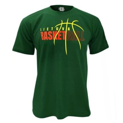 Green Fanatic T-Shirt Lithuania Basketball