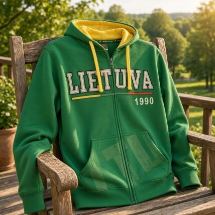 Žalias Džemperis Su Užtrauktuku Lietuva 1990 2